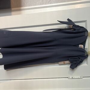 Elegant Off the Shoulder Dress with Bows